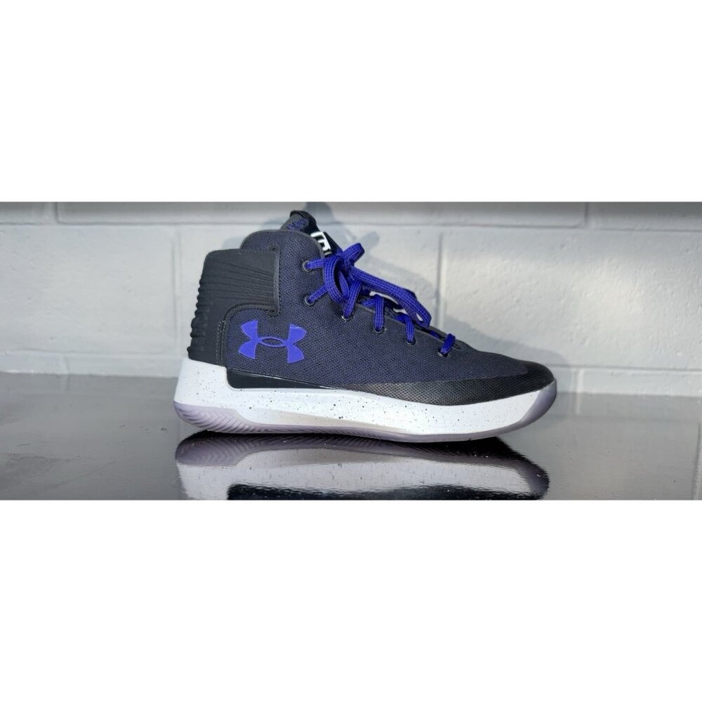 Under Armour Curry 3Zer0 Mens Athletic Basketball Shoes Size 8 Purple Black